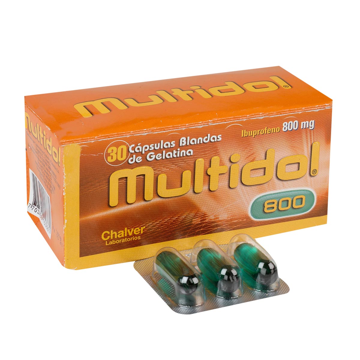 F MULTIDOL 30 CAP 800 MG POR 3 UNIDADES