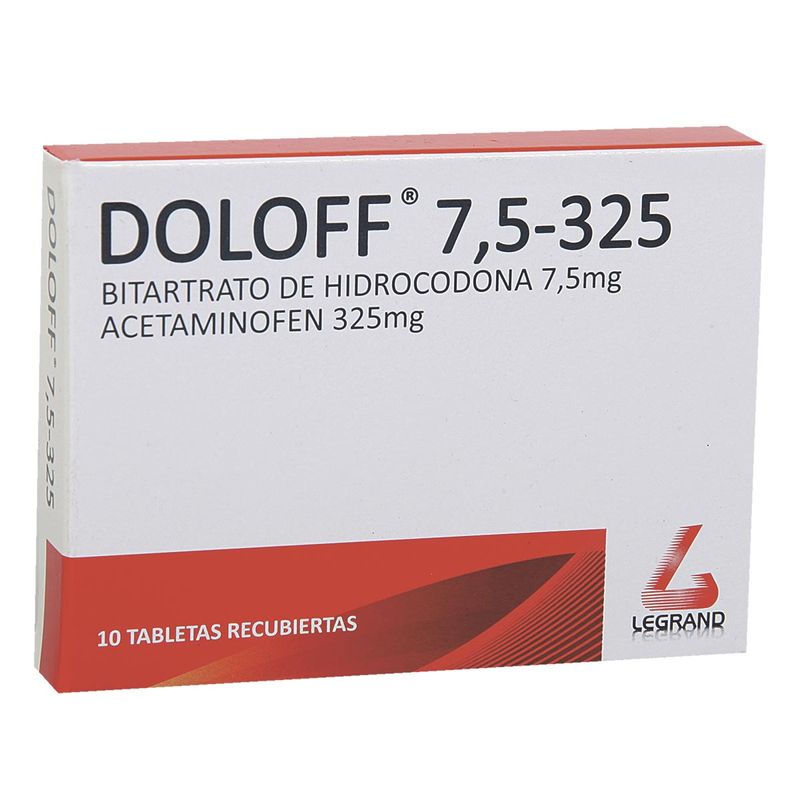 Doloff 7.5mg/325mg Tableta Recubierta