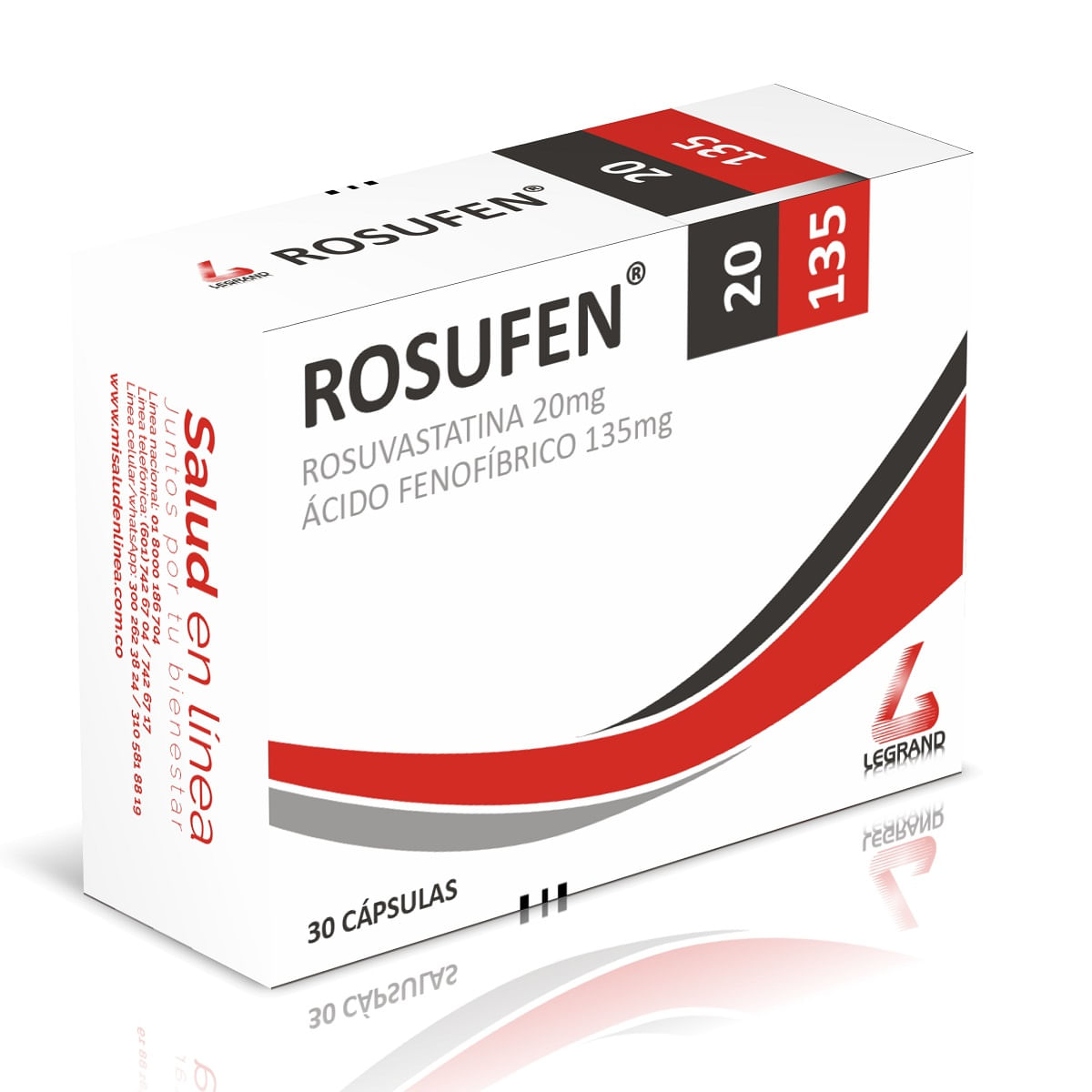 Rosufen 10mg /135mg Capsula Dura