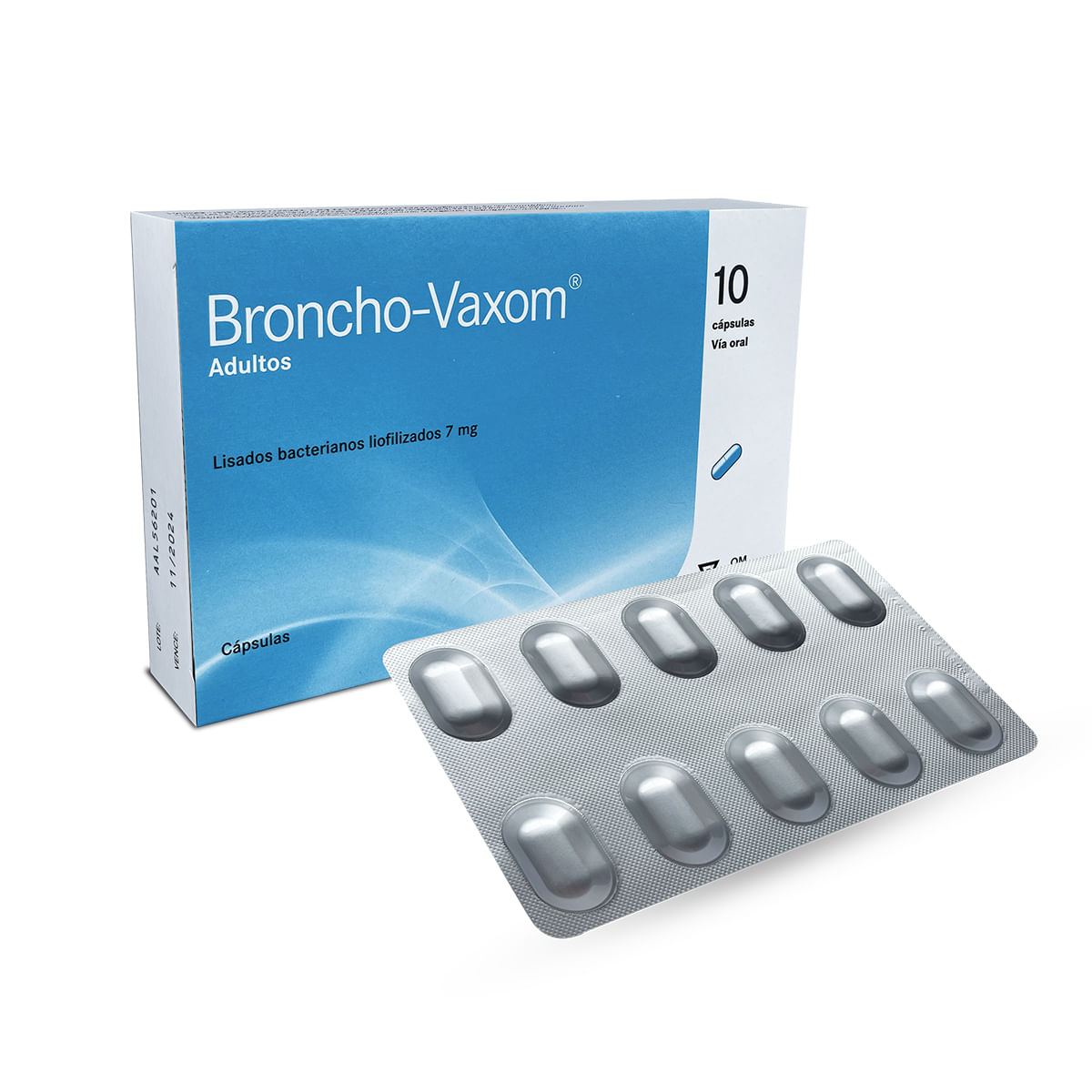 Broncho Vaxom Adultos Caja Con 10 Cápsulas