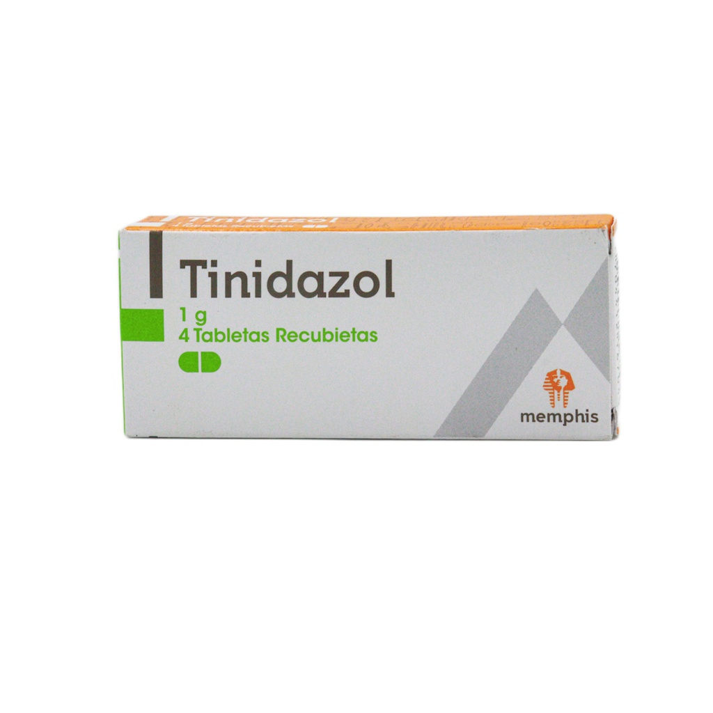 Tinidazol 1 g Caja Con 4 Tabletas