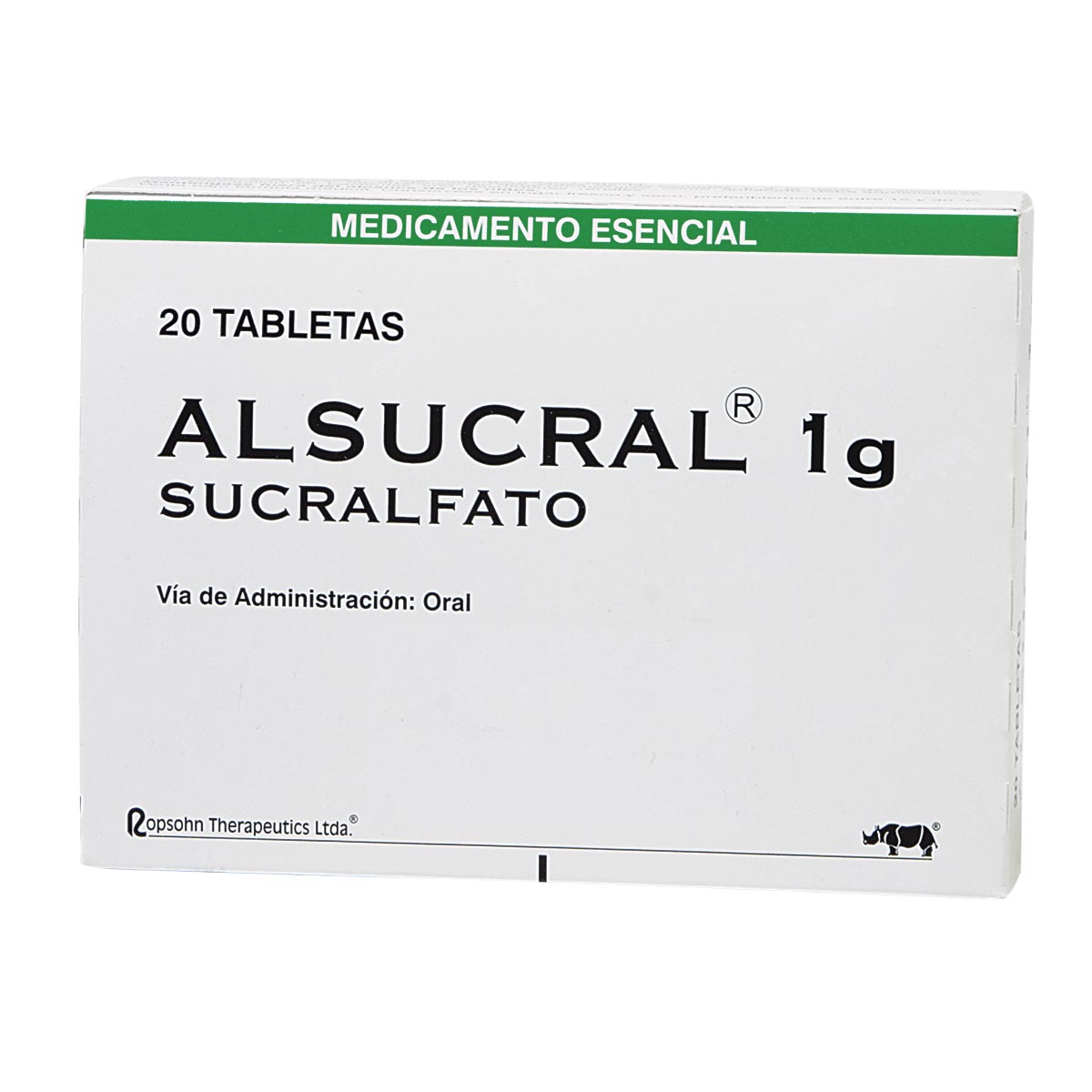 Alsucral 1 g Caja Con 20 Tabletas