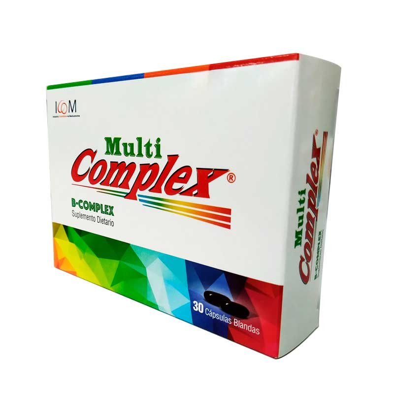 MULTICOMPLEX B-COMPLEX 30 CAPSULAS BLANDAS ICOM