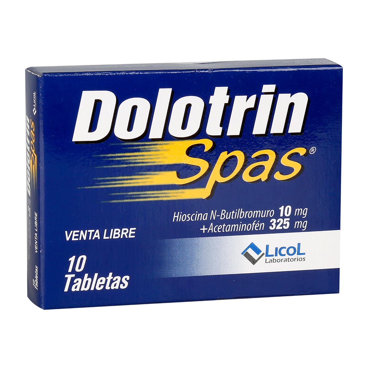 Dolotrin Spas 325 Mg/10 Mg Tableta Recubierta