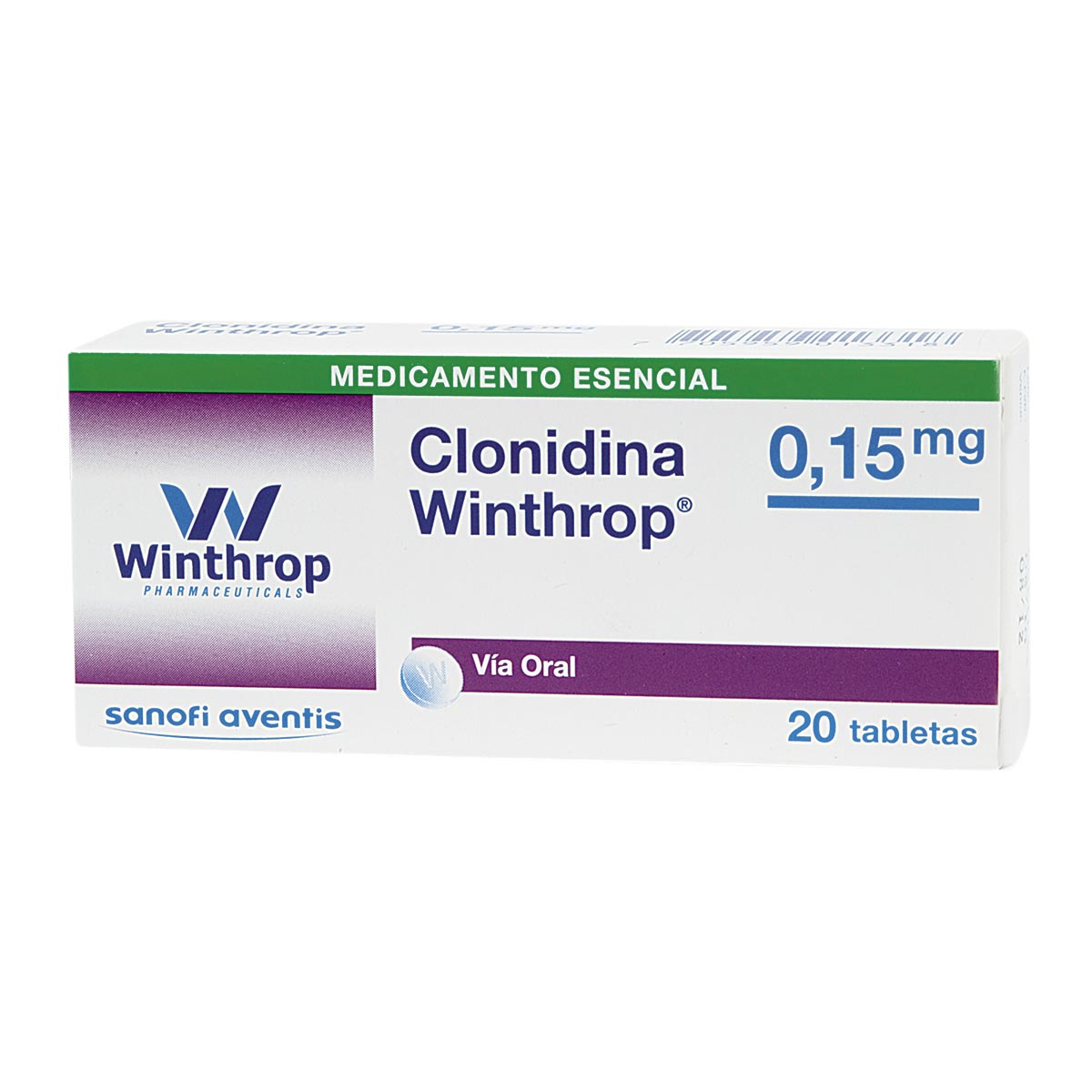 Clonidina 0.15 mg Tableta Genfar