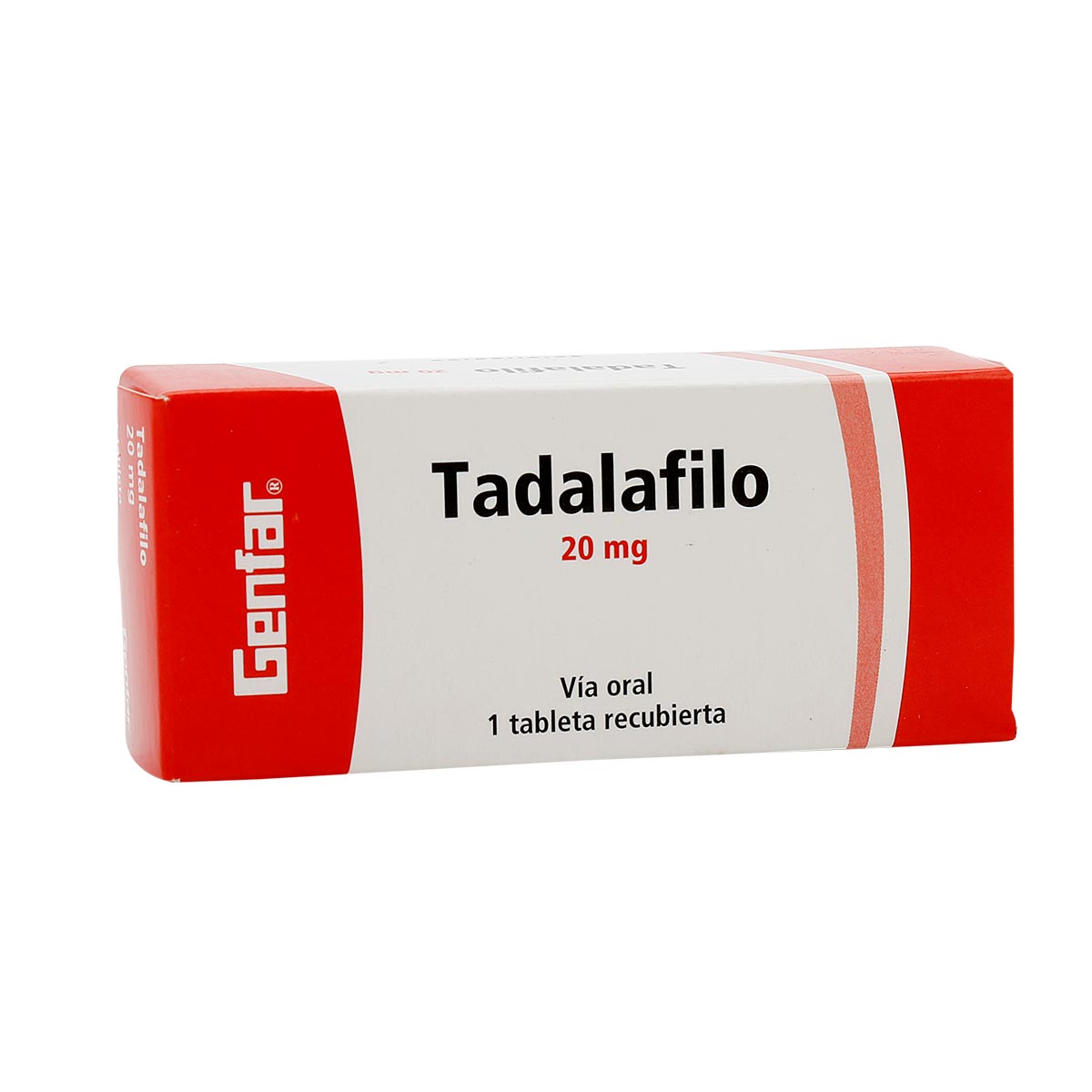 Tadalafilo 20 Mg Tableta Recubierta Genfar