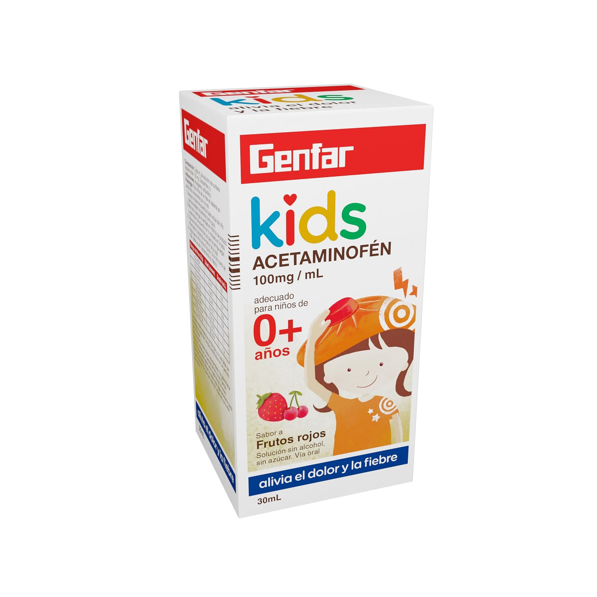 Kids Acetaminofen 100 mg / ml Solución Oral