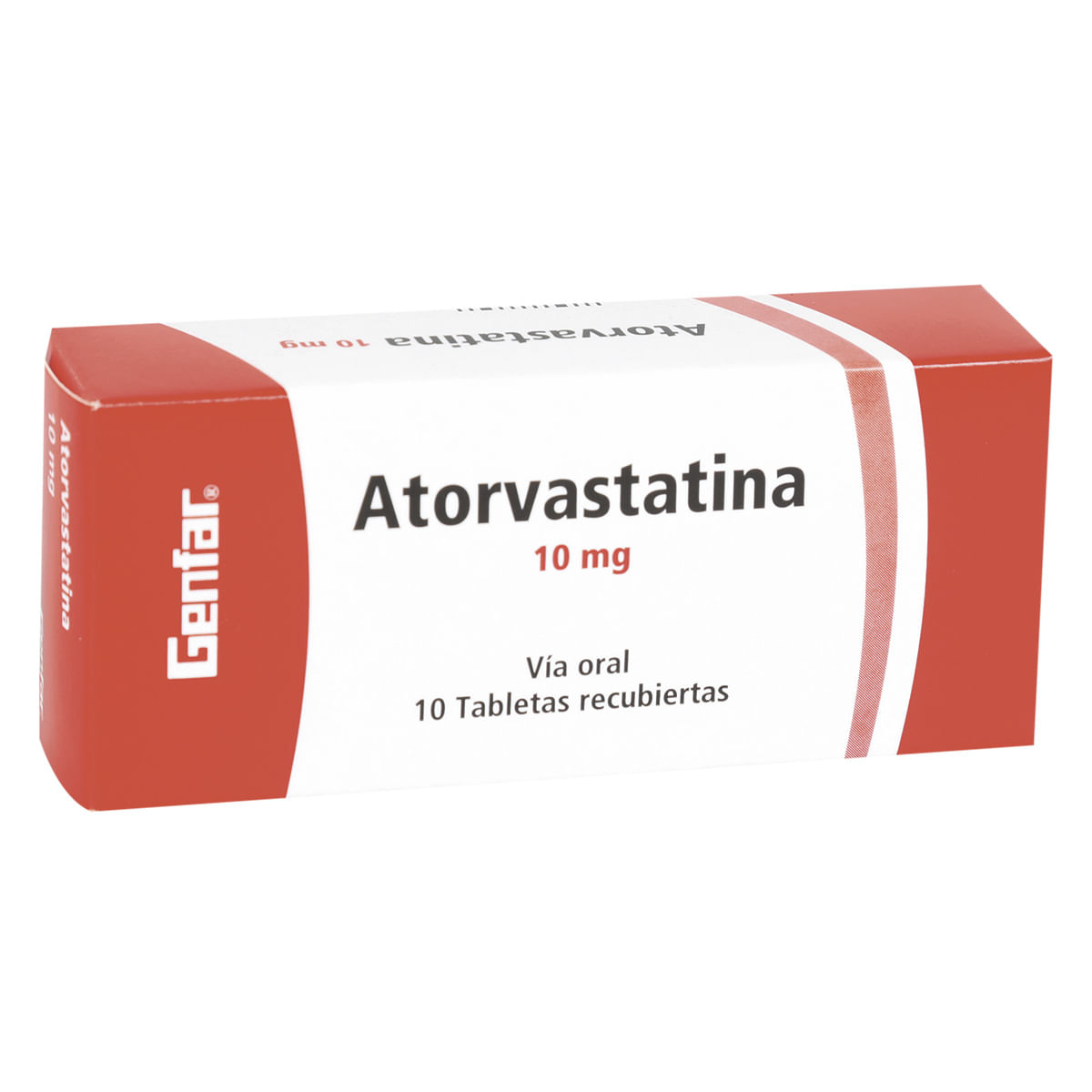 Atorvastatina 10 mg Tableta Recubierta Genfar