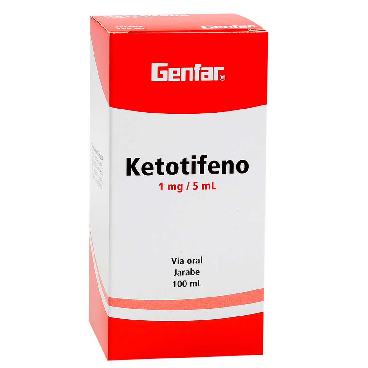 Ketotifeno 1 mg / 5 ml Jarabe Genfar