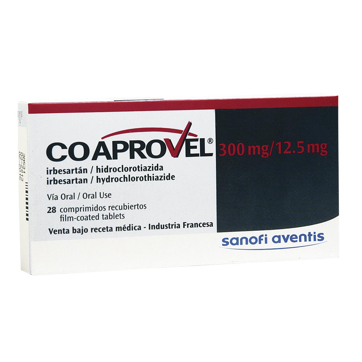 Coaprovel 300 Mg/12.5 Mg Tableta Recubierta