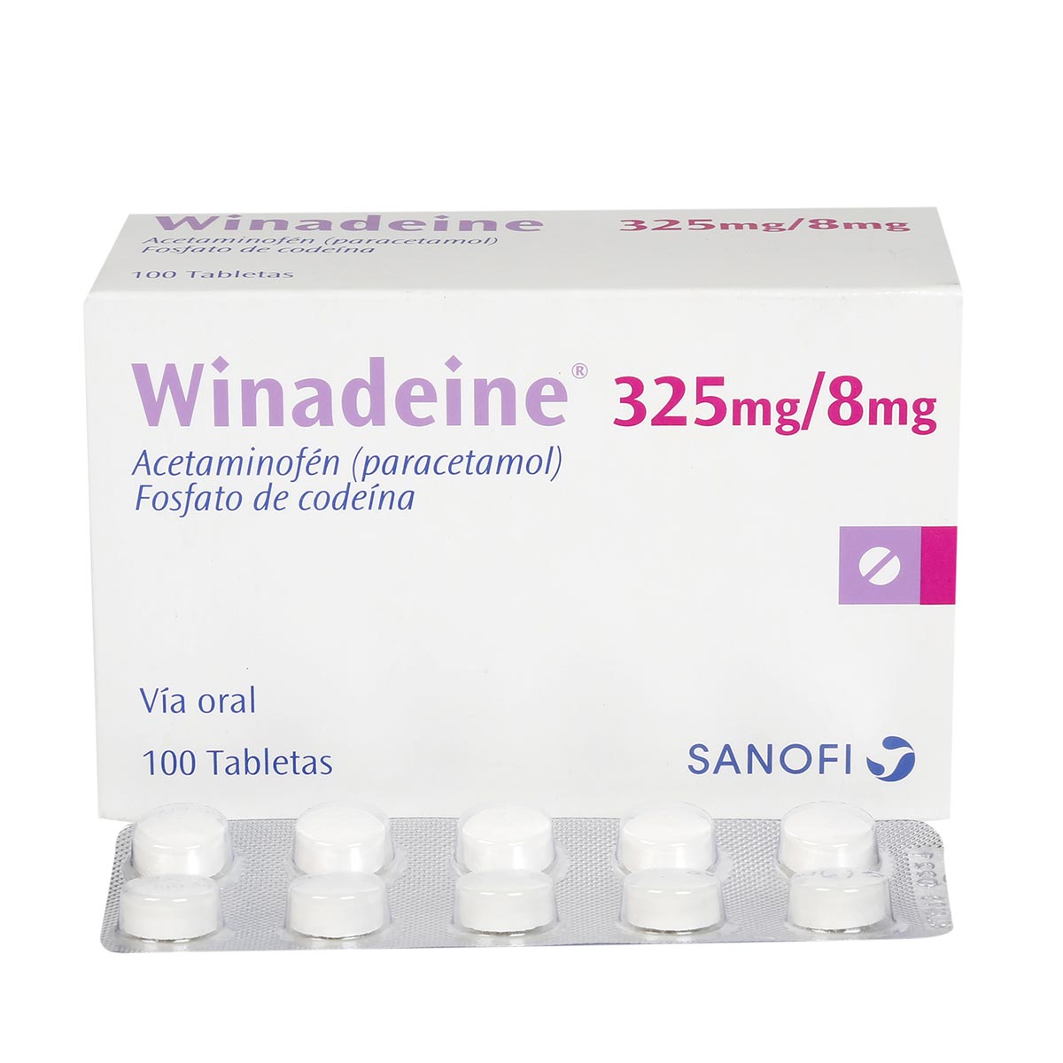 WINADEINE 325_8 MG 100 TABLETAS