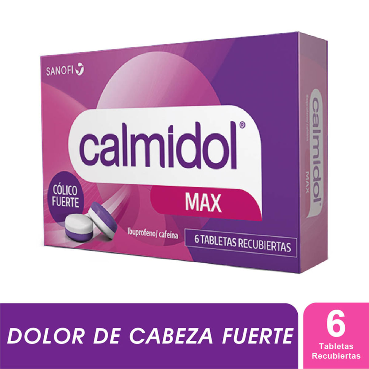 Calmidol Max 400 Mg/65 Mg Tableta Recubierta