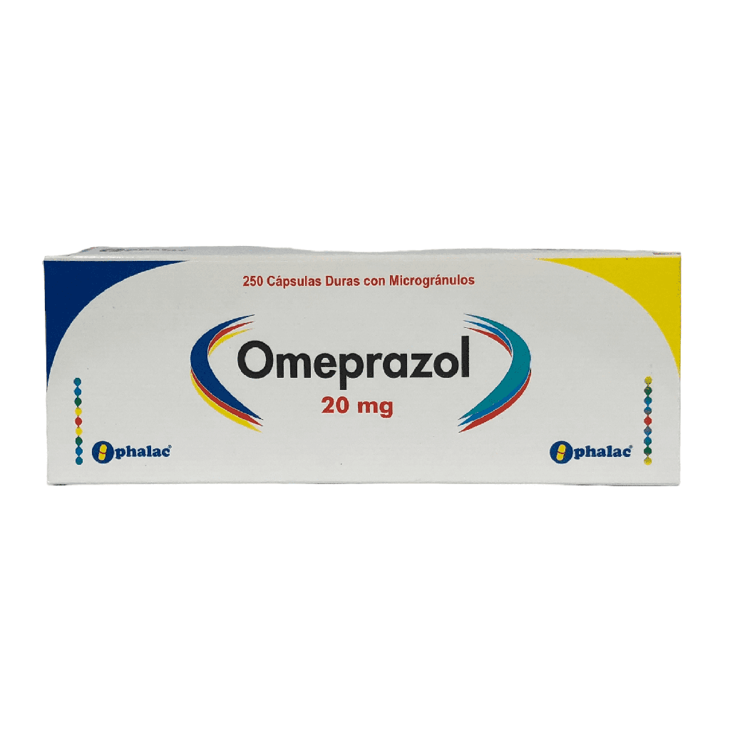 Omeprazol 20 mg Anglo Caja Con 250 Cápsulas