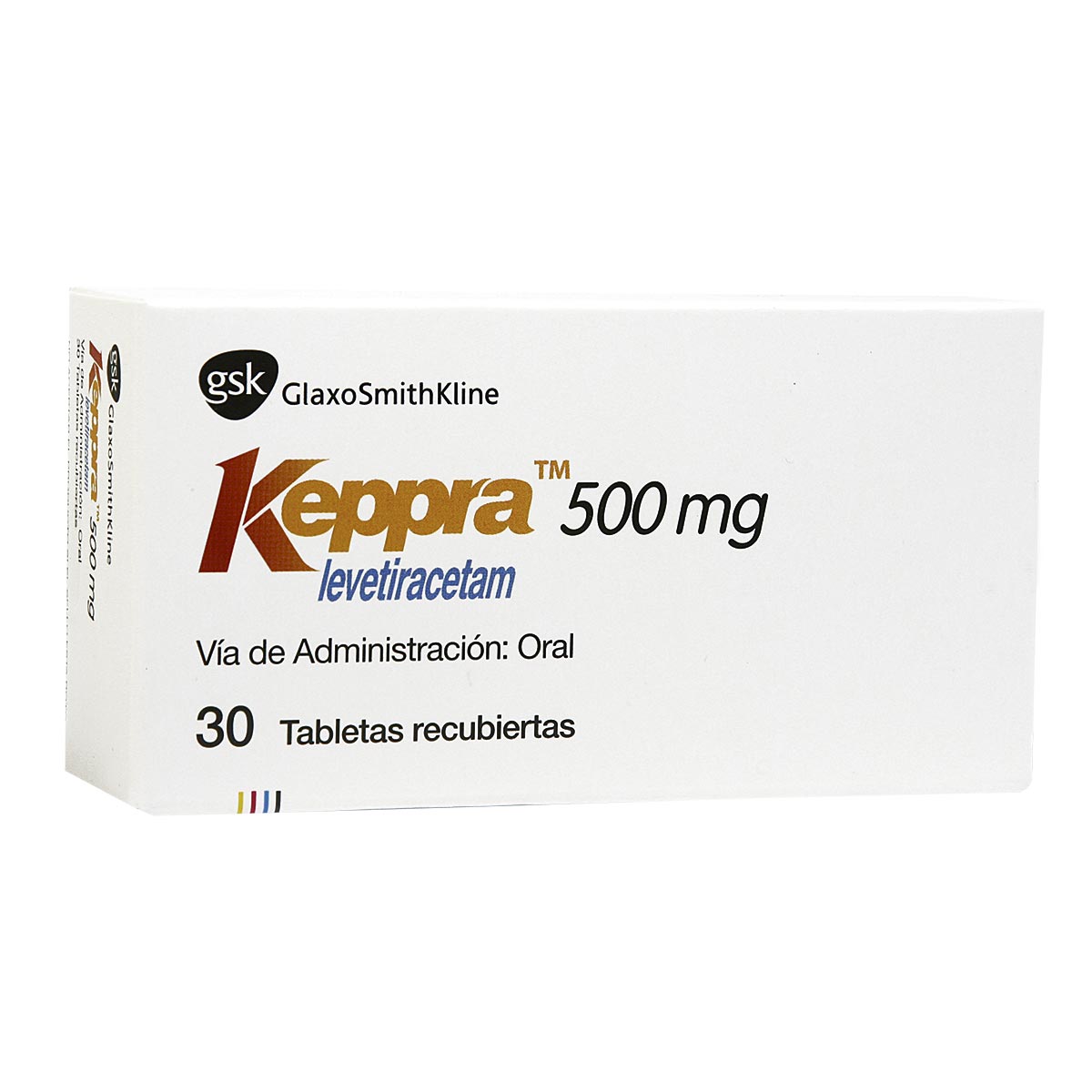 Levetiracetam 500 mg Caja Con 30 Tabletas