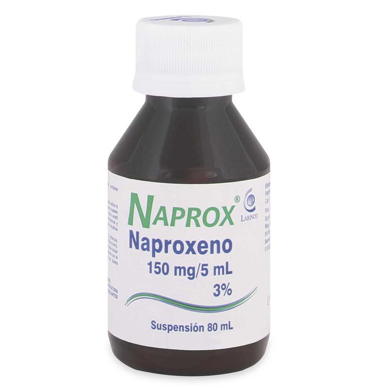 Naprox 150mg/5ml Suspensión Oral