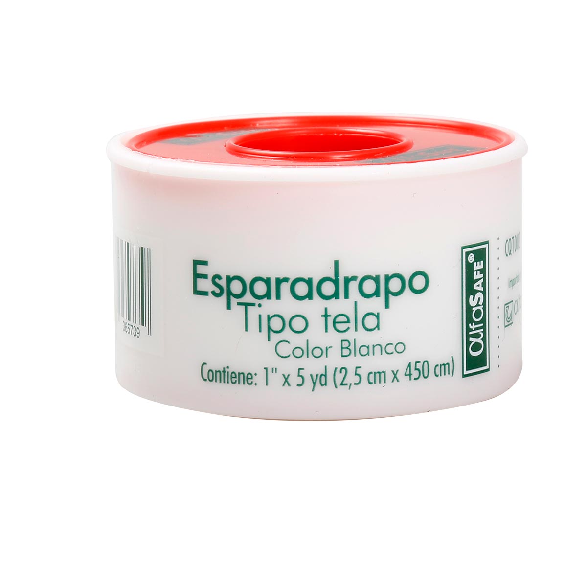 Esparadrapo Tela Carrete Blanco 1×5 Yardas