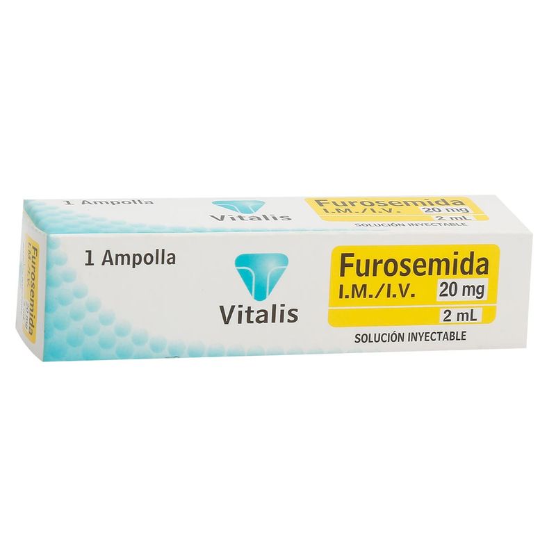 Furosemida 20 mg / 2 ml Solución Inyectable Vitalis