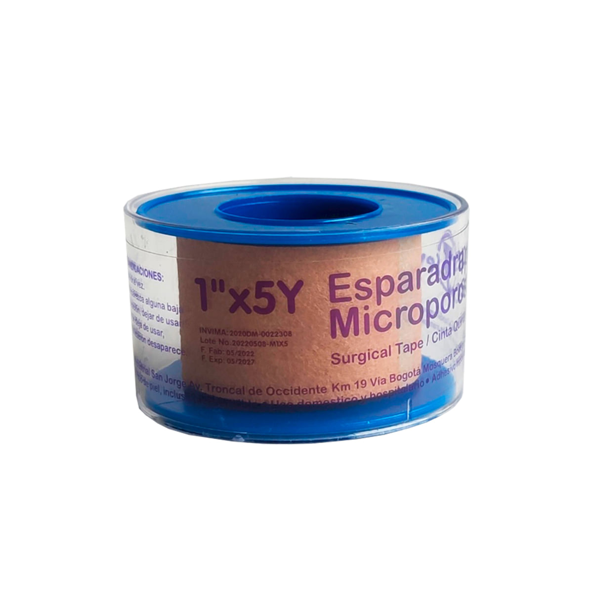 Begut Esparadrapo Microporoso Color Piel 1″X5 Yardas