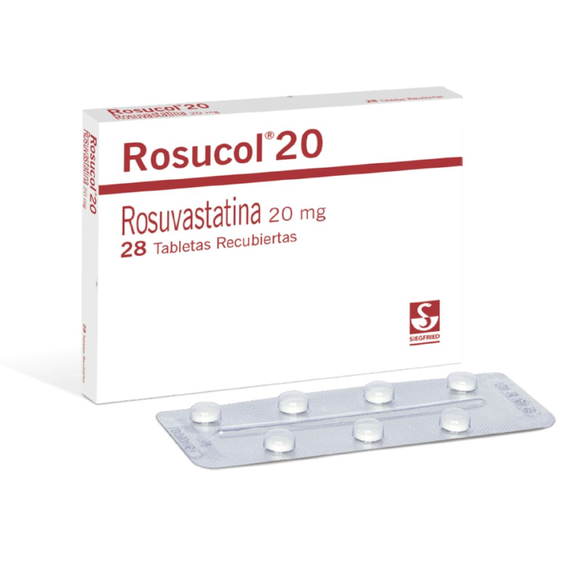 Rosucol 20 Mg Tableta Recubierta