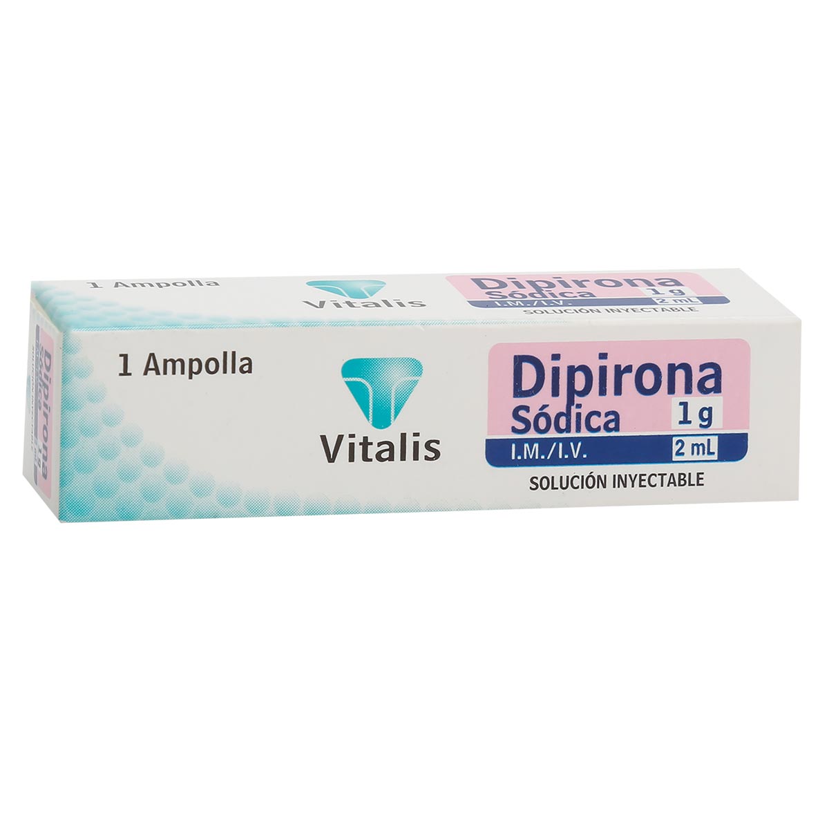 Dipirona Sodica 1g/2ml Solución Inyectable Vitalis