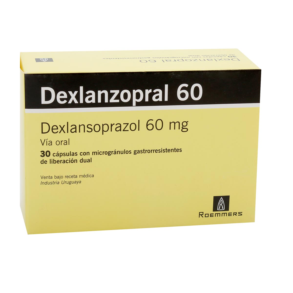 Dexlansoprazol 60 mg ví­a oral 30 Cápsulas Con Microgránulos Gastrorresistentes De Liberación Dual