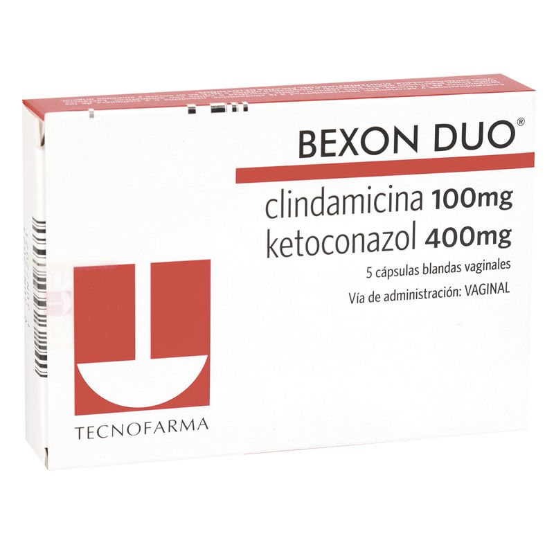 Bexon Duo 400mg/100mg Cápsula Blanda Váginal