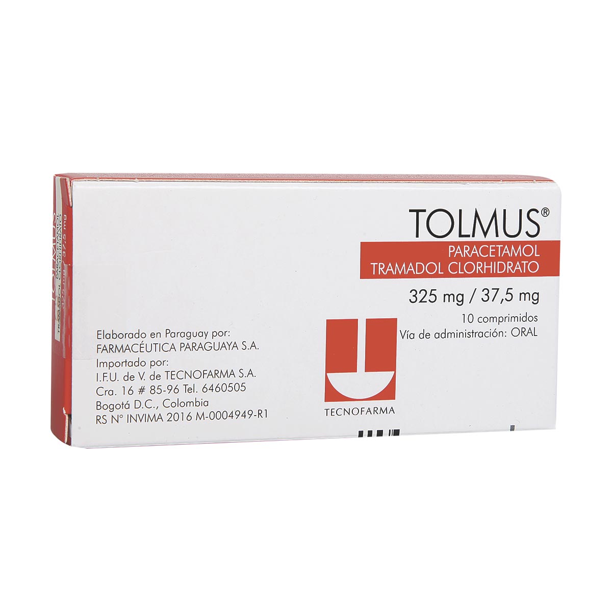 Tolmus 325 Mg/37.5 Mg Comprimido