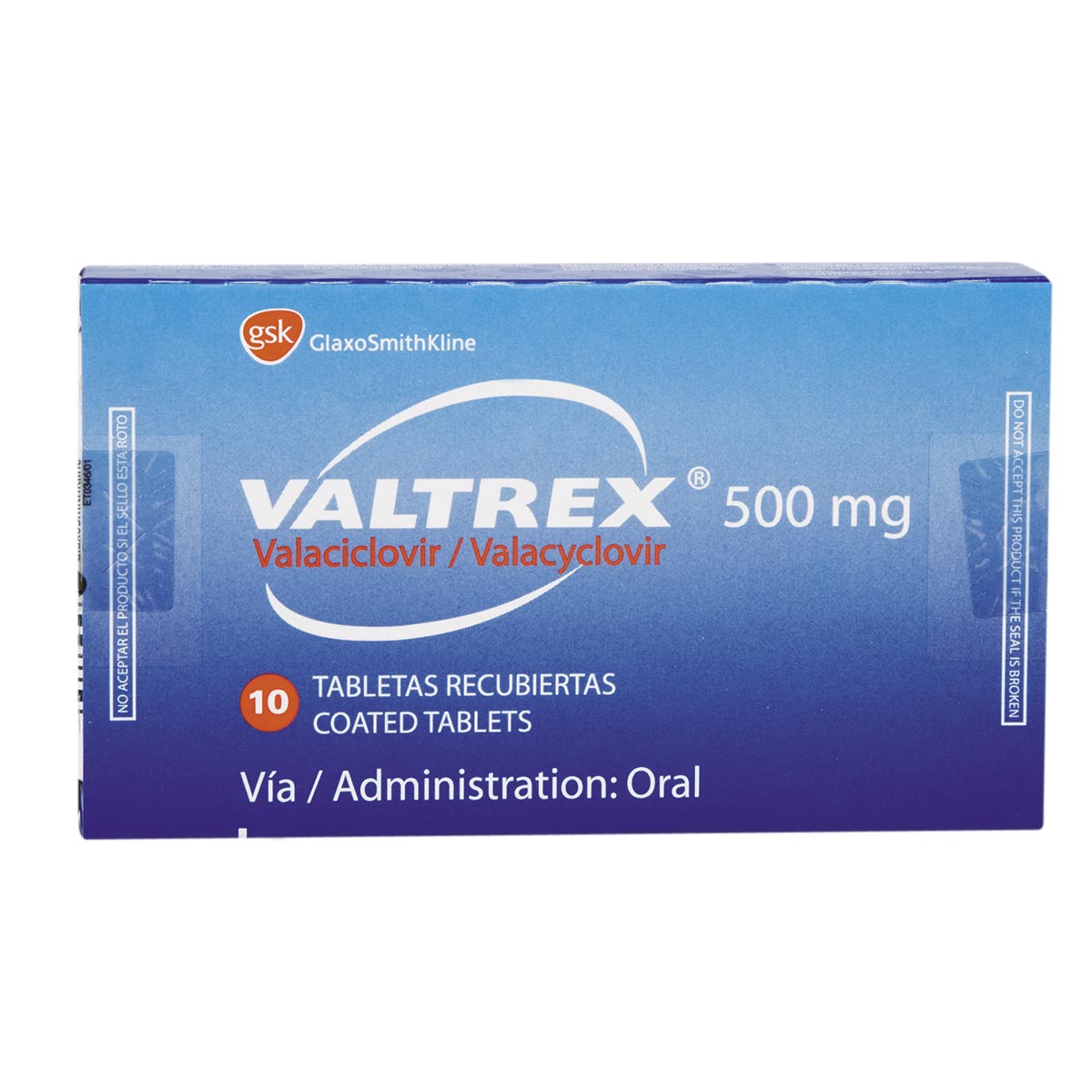 Valtrex 500 mg Tableta Recubierta