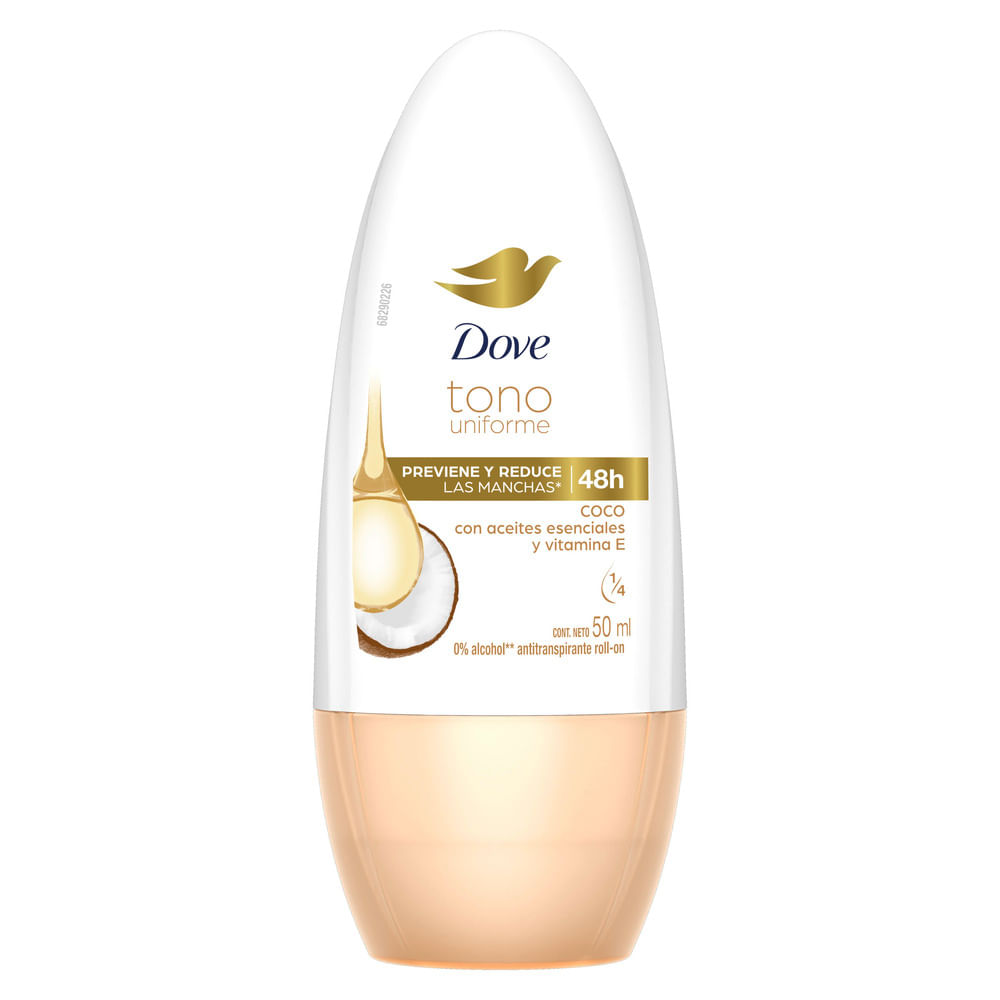 DESODORANTE DOVE ROLLON TONO UNIFORME 50 ML M