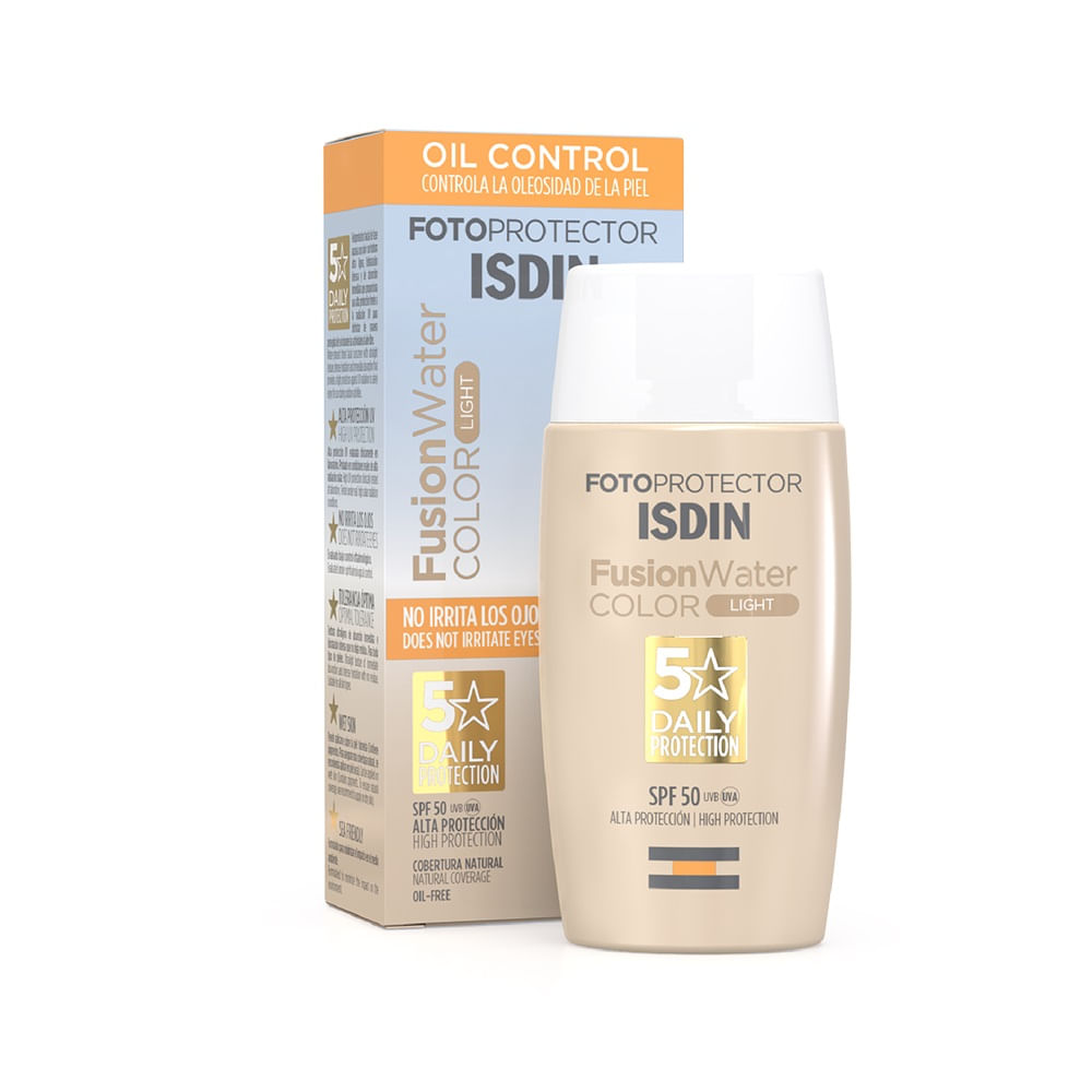 FOTOPROTECTOR ISDIN OIL CONTROL FUSION WATER LIGHT COLOR SP50+ 50ML – (SEP)