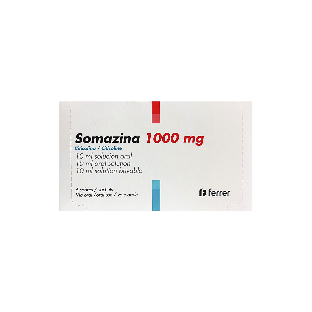 Somazina 1000 Mg Solución Oral