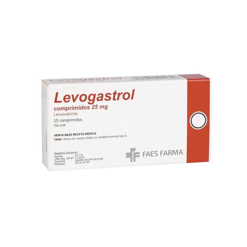 Levogastrol 25 Mg Comprimido