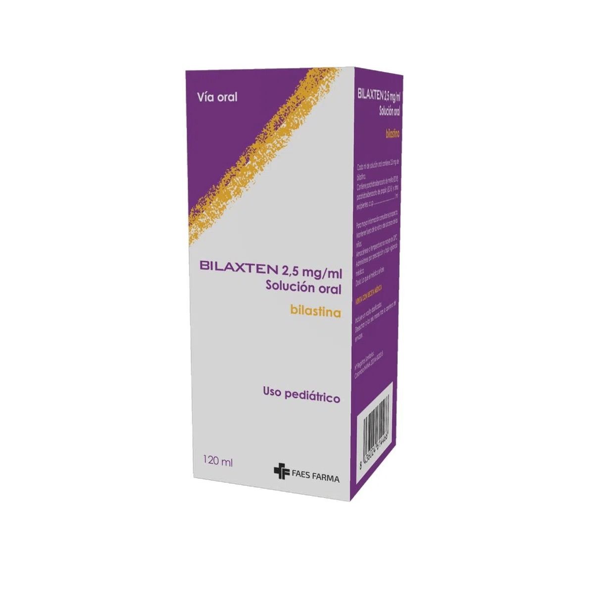 BILAXTEN PEDIATRICO 2.5MG/ML SOLUCIÓN ORAL