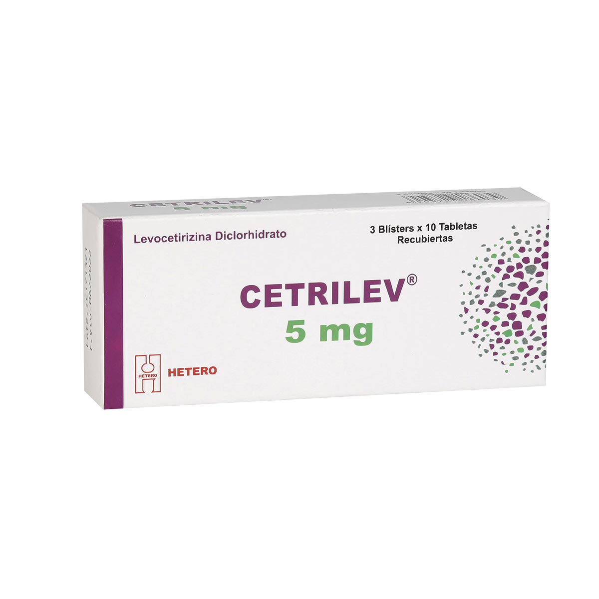 Cetrilev 5 Mg Tableta Recubierta