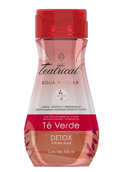 AGUA MICELAR TEATRICAL DETOX TE VERDE 600 ML