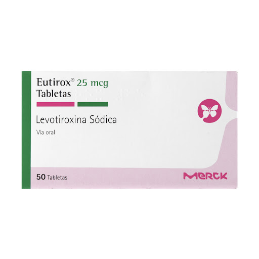 EUTIROX 25 MCG 50 TABLETAS - Farma Chex