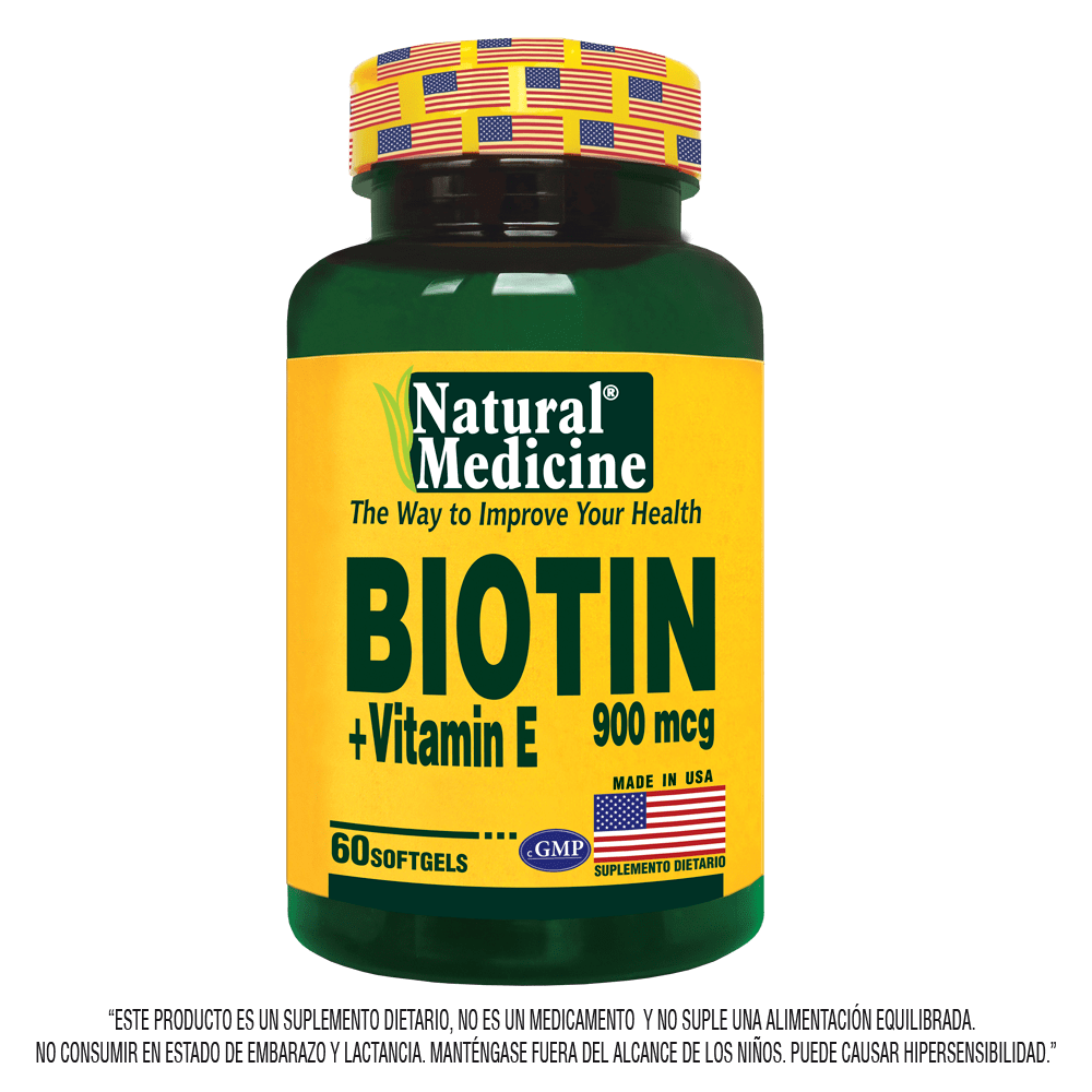 BIOTIN 900 NATURAL MEDICINE 60 SOFTGELS