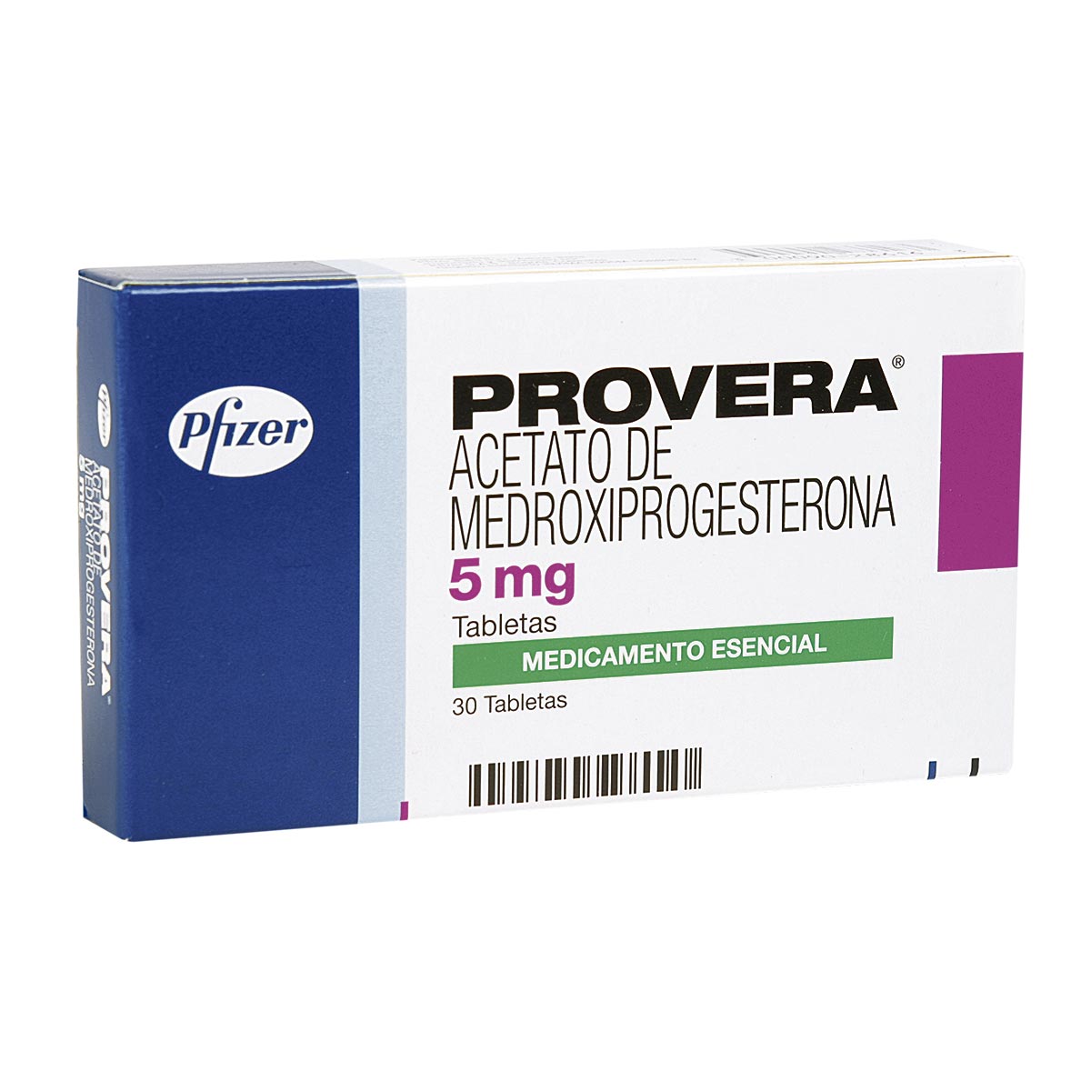 Provera 5 mg Caja Con 30 Tabletas