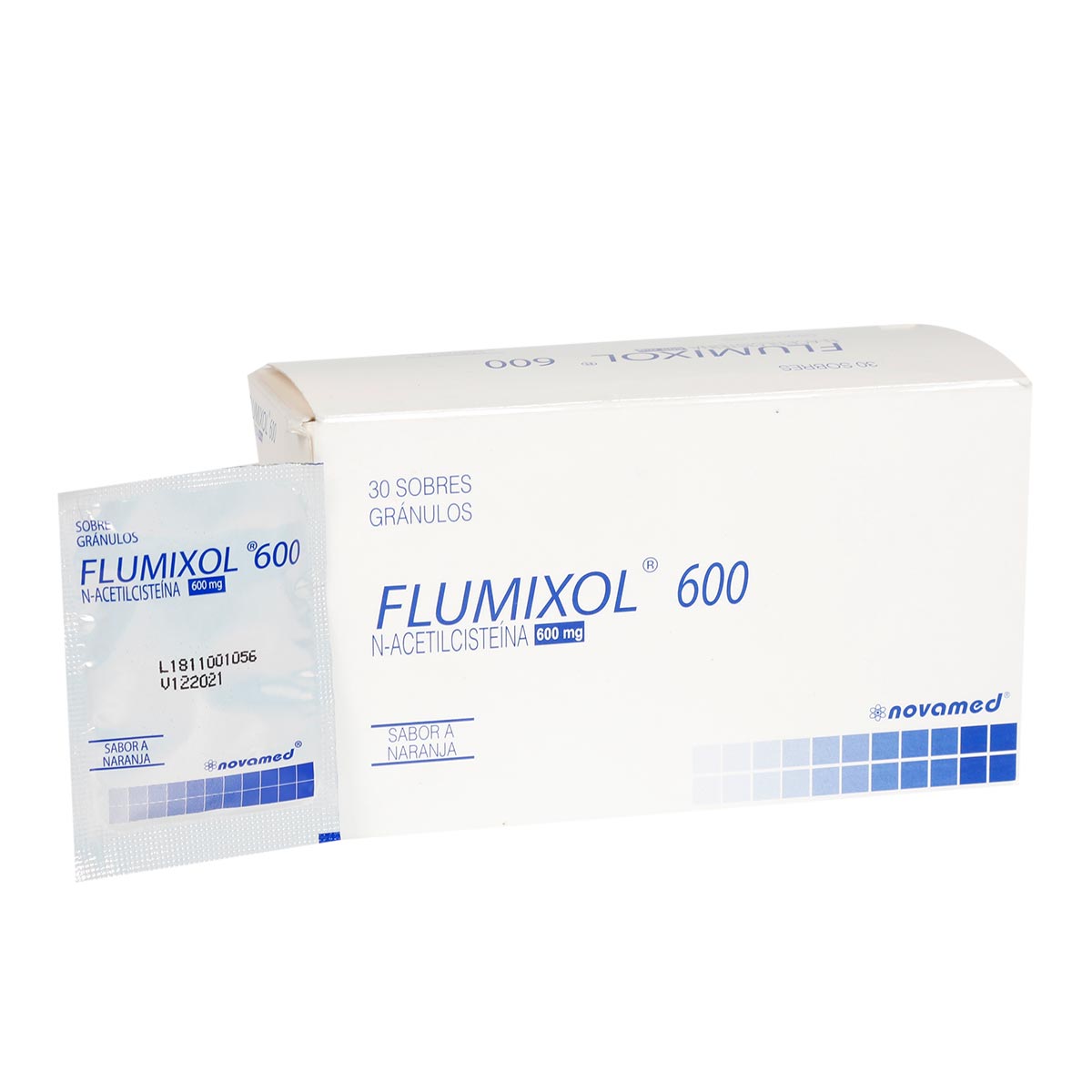 Flumixol 600 mg Caja Con 30 Sobres