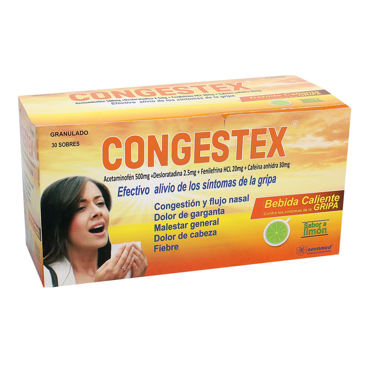 CONGESTEX GRANULADO SABOR A LIMÓN