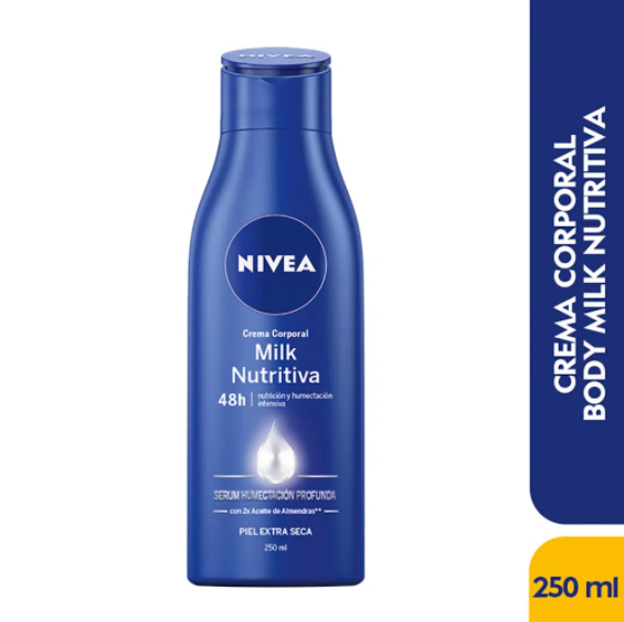 CREMA NIVEA BODY MILK NUTRITIVA ALMENDRAS 250 ML (EXH) (SEP)