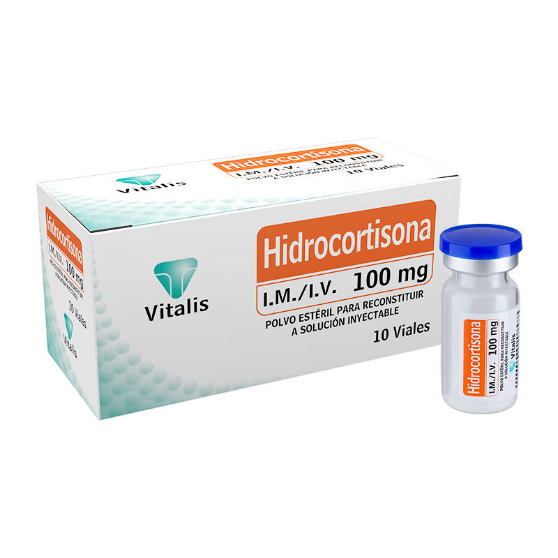 Hidrocortisona Iny 100 mg Caja Con 10 Ampollas Rx