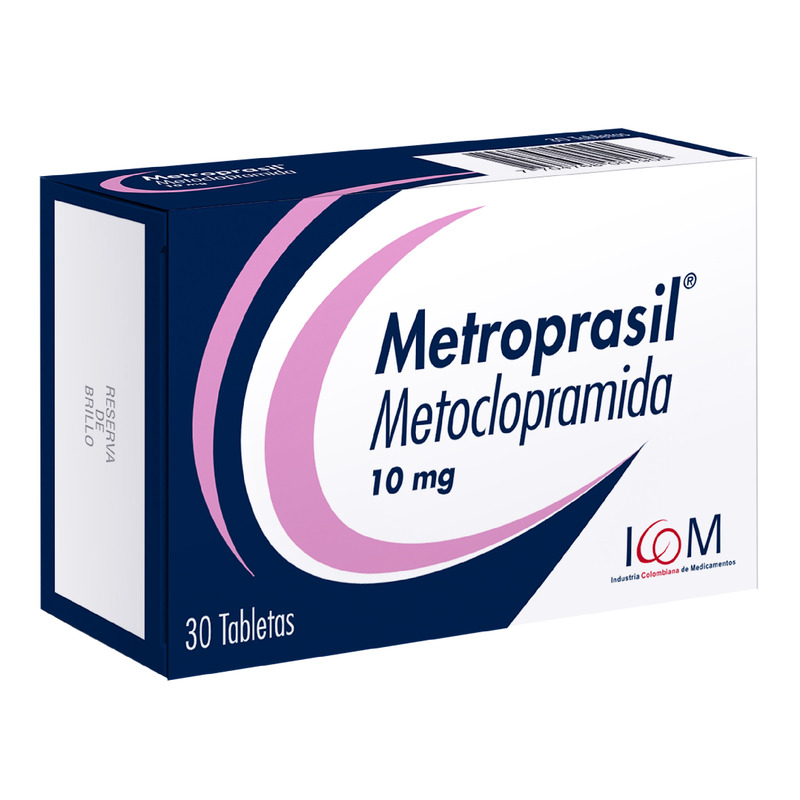 METROPRASIL 10 MG 30 TABLETAS ICOM