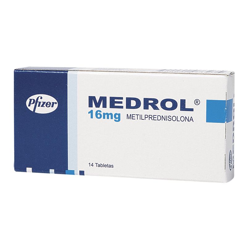 Medrol 16 mg Caja Con 14 Tabletas