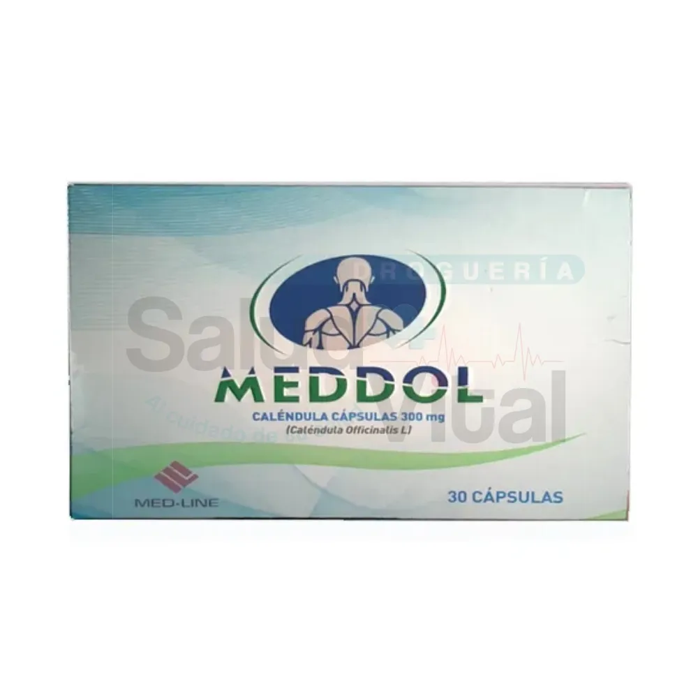 MEDDOL CALENDULA 300 MG 30 CAPSULAS