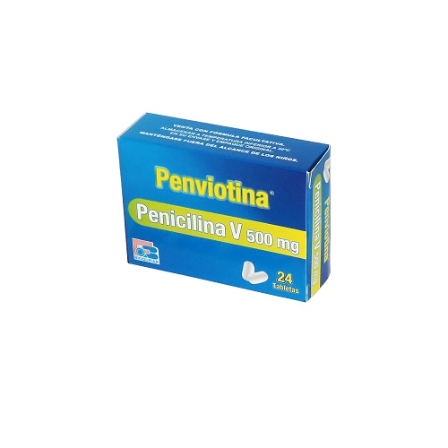 Penviotina 500 Mg Caja Por 24 Tabletas Labqu Rx Rx2