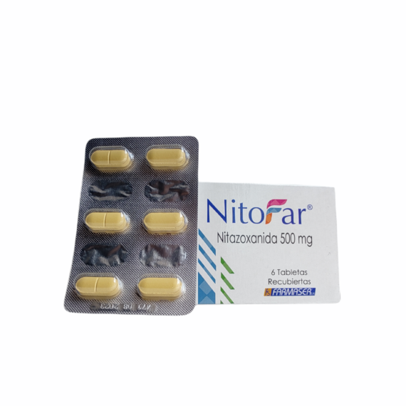 NITOFAR 500 MG 6 TABLETAS