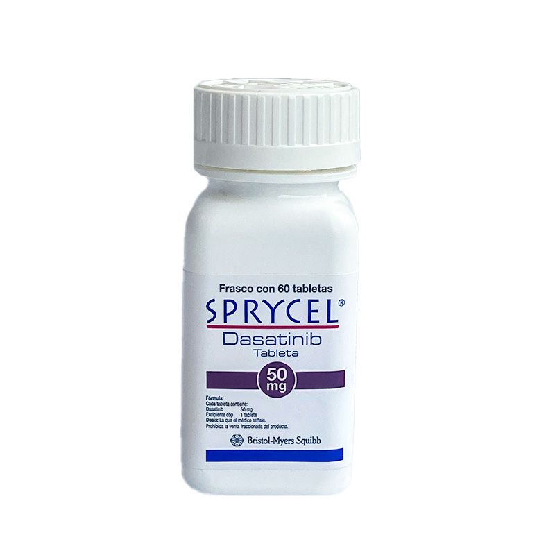 Sprycel 20 mg Caja Con Frasco De 60 Tabletas Recubiertas Rx1 Rx4