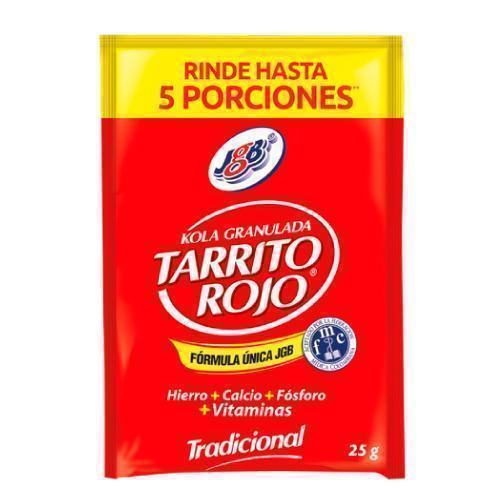 Tarrito Rojo Tradicional 8 Sobres De 25 g