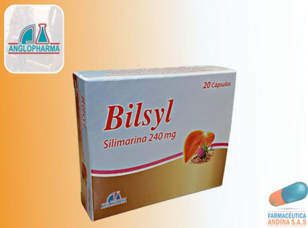 BILSYL SILIMARINA 240 MG 20 CAPSULAS